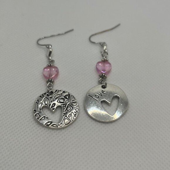 Triple Heart Earrings - Picture 5 of 7
